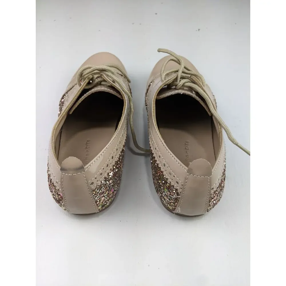 Elephantito Beige Sequin Shoes - Youth 1